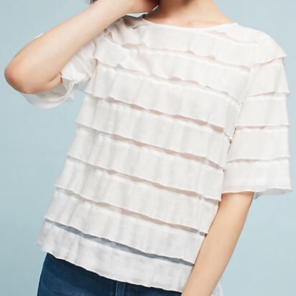 Vanessa Virginia  Ruffled Tiers Top size: S New‎ - Picture 1 of 7